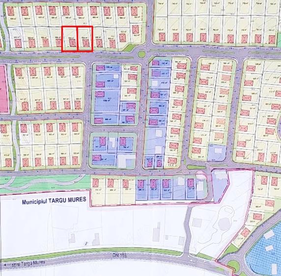Vanzare doua terenuri 600 mp cu acte in regula Santana de Mure? (zona Unirii - Barde?ti) - 2