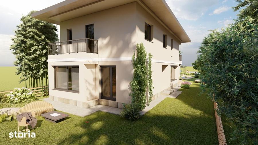 Casă cu 4 camere cu Teren 840 Mp în Balotești