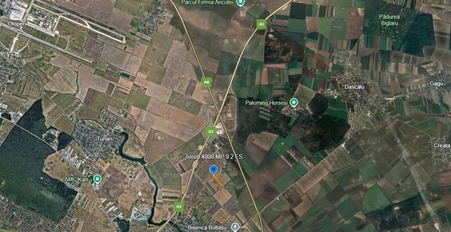 Teren agricol intravilan de 4800 mp, în Ștefăneștii de Jos