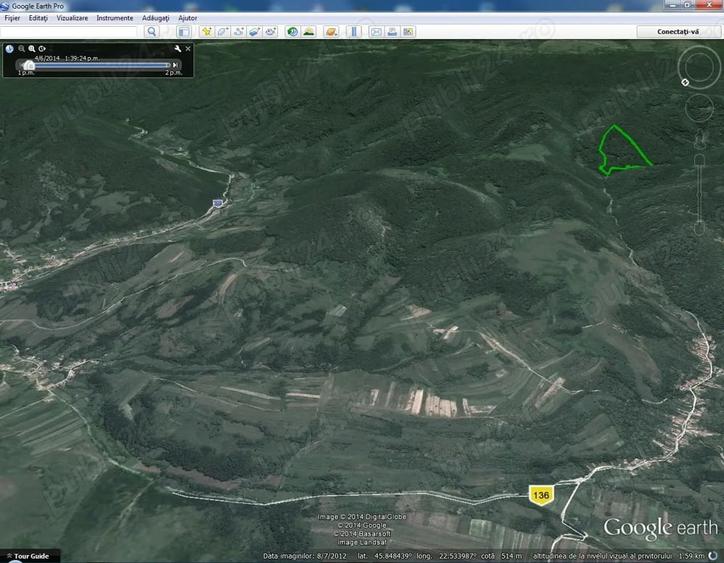 Teren de 85000 mp, în Dobra