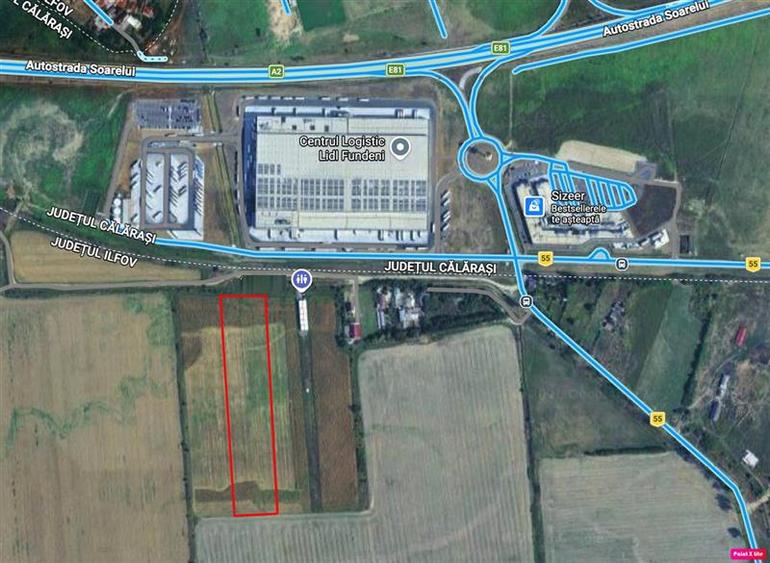 Teren Construcții intravilan de 25000 mp, în Cernica