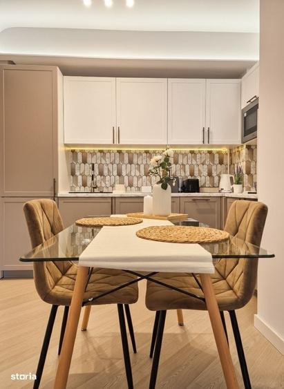 Apartament cu 2 camere semidecomandat, mobilat în Pipera