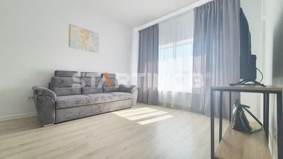 Apartament cu 2 camere semidecomandat, mobilat în Noua