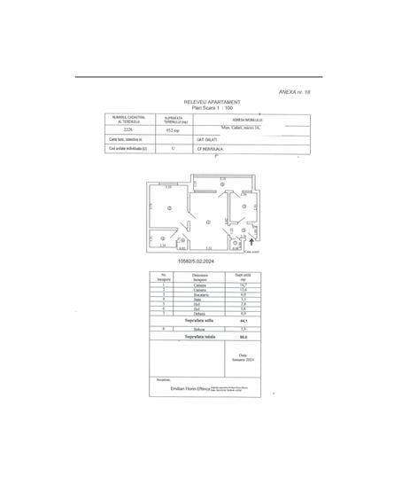 Apartament cu 2 camere semidecomandat în Micro 16