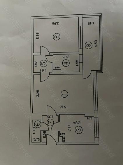 Apartament cu 2 camere semidecomandat în Bucureștii Noi