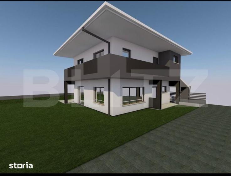 Casă cu 4 camere cu Teren 350 Mp în Apahida