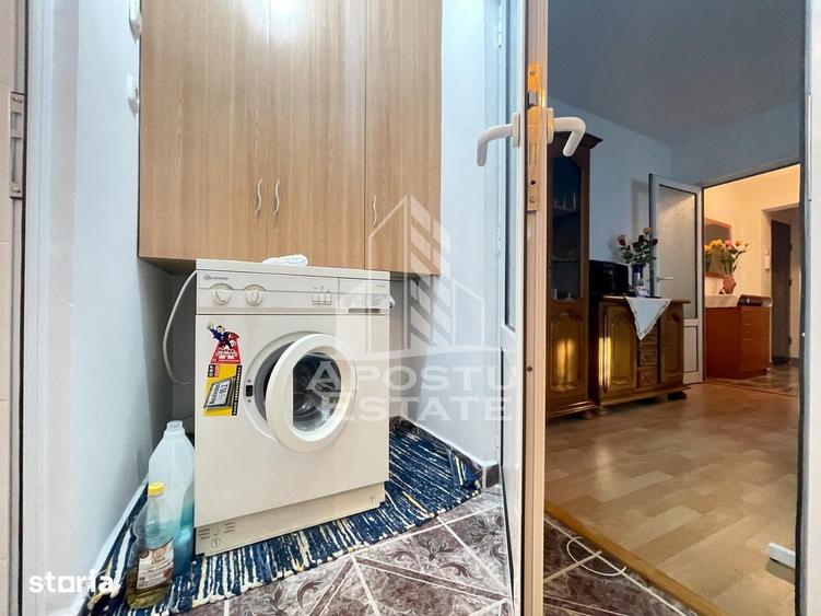 Apartament cu 2 camere semidecomandat în Șega