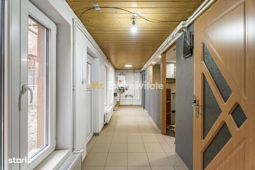Casa, anexa, hala comerciala inchiriata teren 400 mp 7 minute centru