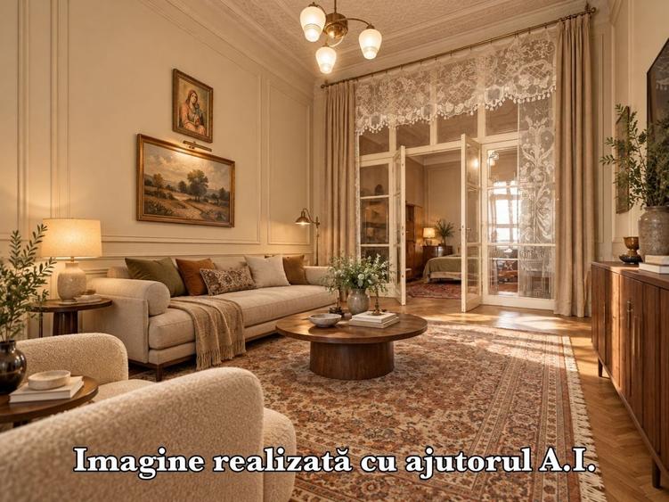 Apartament cu 2 camere semidecomandat în Central