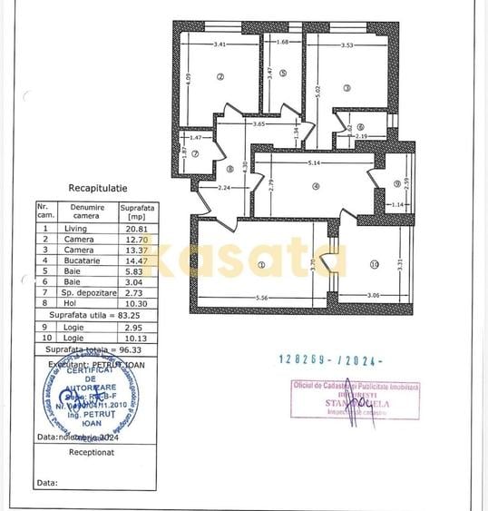 Apartament cu 3 camere decomandat, mobilat în Theodor Pallady