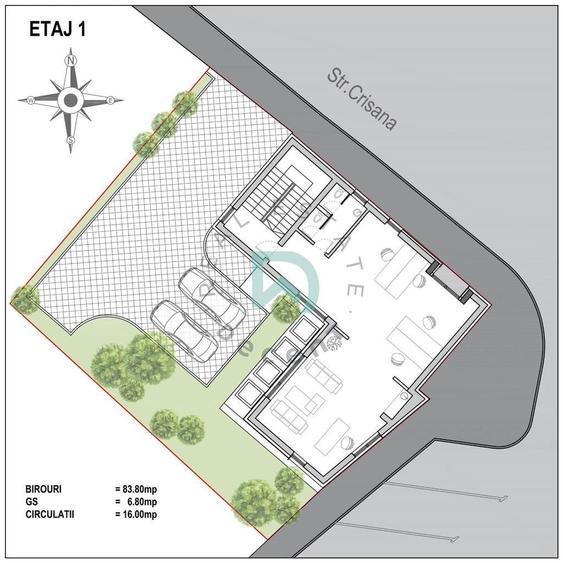 Spațiu comercial, de 350 mp, în Centrul Civic