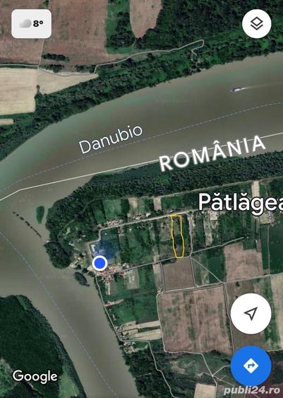 Teren de 8800 mp, în Pătlăgeanca