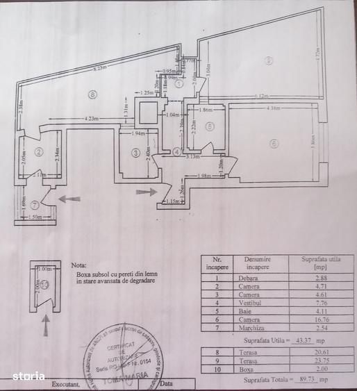 Apartament cu 2 camere în Ultracentral