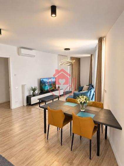 Apartament cu 2 camere semidecomandat, mobilat în Herăstrău