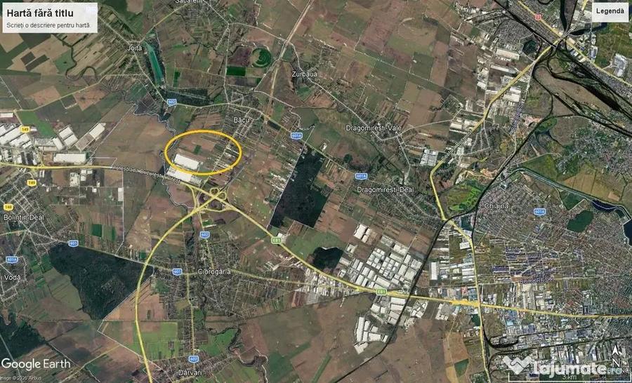 Teren de 95000 mp, în Joița