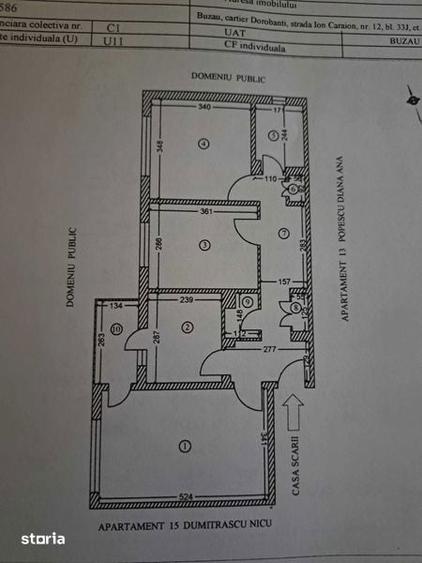Apartament cu 3 camere în Marghiloman