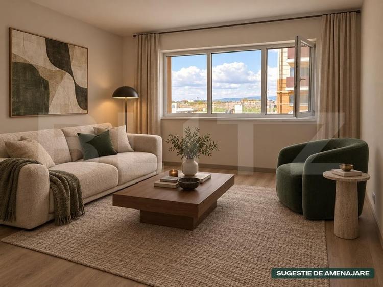 Apartament cu 2 camere decomandat în Sânpetru