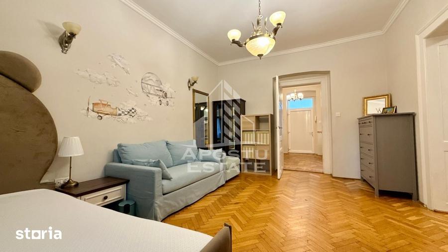 Apartament cu 3 camere, mobilat în Elisabetin