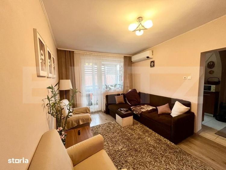 Apartament cu 3 camere semidecomandat în Ultracentral