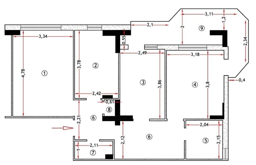 Apartament cu 3 camere decomandat, mobilat în Păcurari
