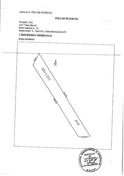 Teren de 14900 mp, în Valea Mărului