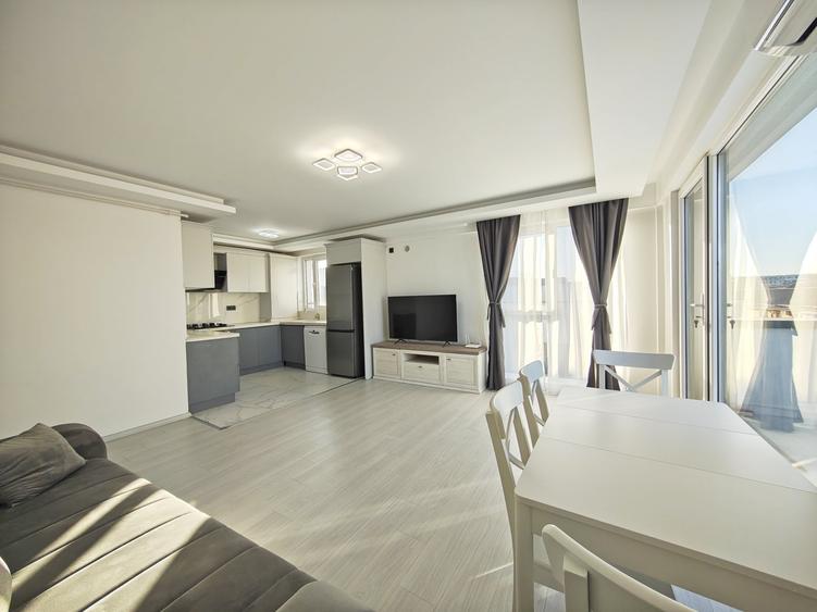 Apartament cu 2 camere decomandat, mobilat în Theodor Pallady