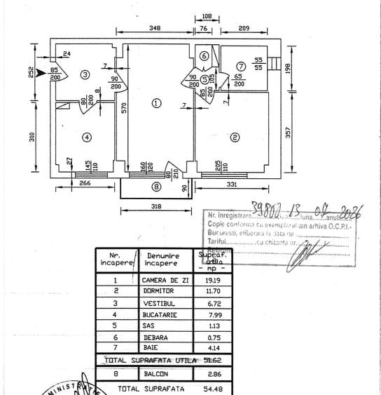 Apartament cu 2 camere decomandat în Bragadiru