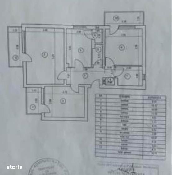 Apartament cu 3 camere decomandat în Aviației