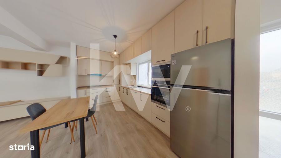 Apartament cu 2 camere decomandat, mobilat în Sânpetru