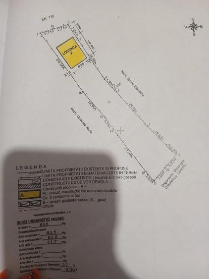 Teren de 858 mp, în Davidești