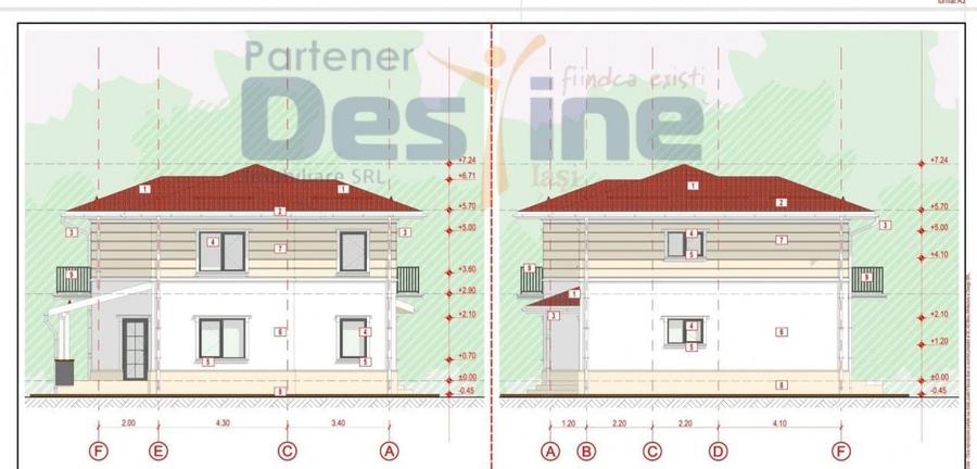 Casă individuală cu 4 camere cu Canalizare în Miroslava