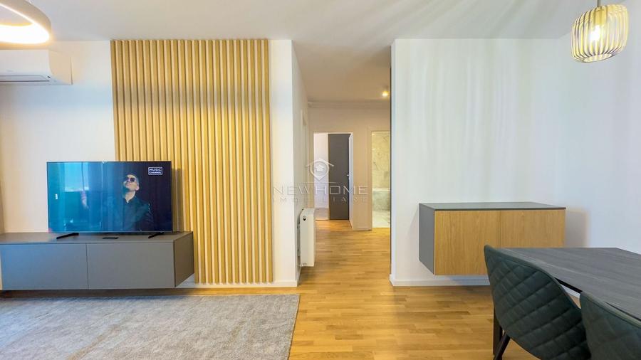 Apartament cu 2 camere semidecomandat, mobilat în Între Lacuri