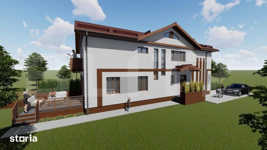 Duplex 4 camere, 140 mp utili, suprafata teren 300 mp, Giroc - 5