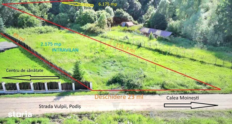 Teren de 8300 mp, în Mărgineni