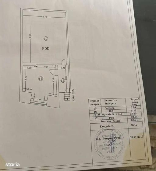 Casă cu 4 camere în Armeneasca
