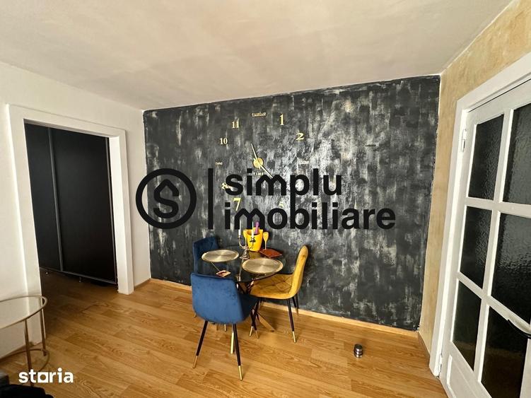 Apartament cu 3 camere semidecomandat în Central