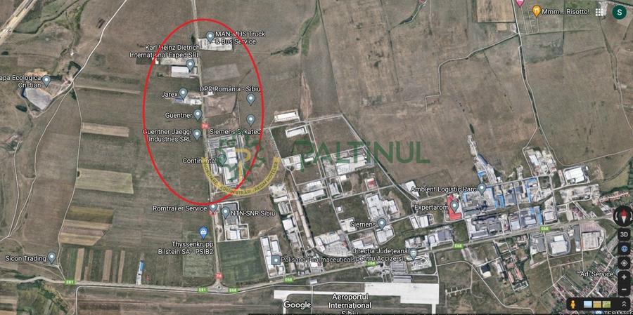 Teren Construcții intravilan de 7844 mp, în Vest
