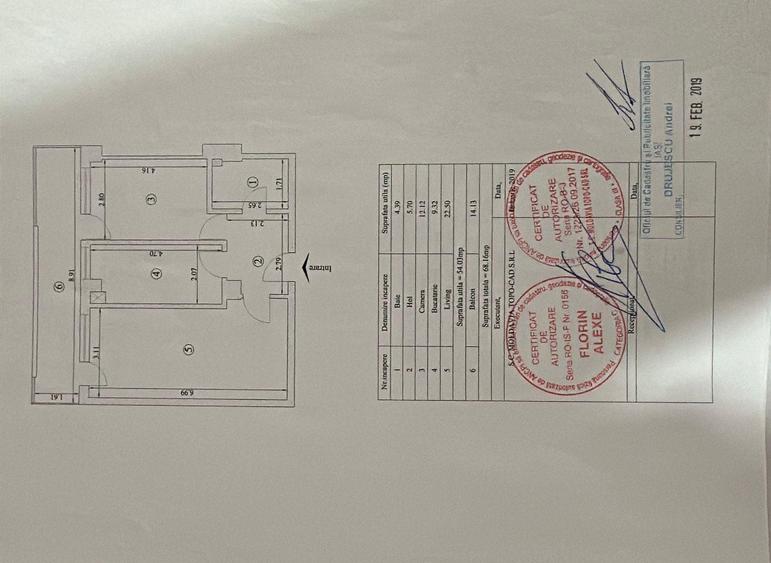 INTABULAT! Apartament cu 2 camere decomandat de vanzare- Zona Copou Royal Town - 11