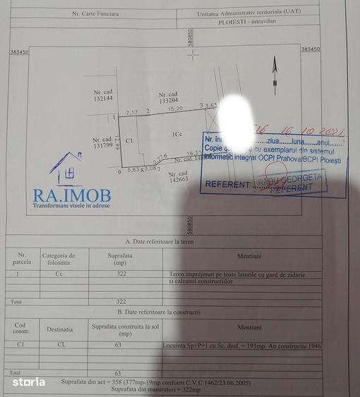 Casă cu 4 camere cu Teren 322 Mp în Ultracentral