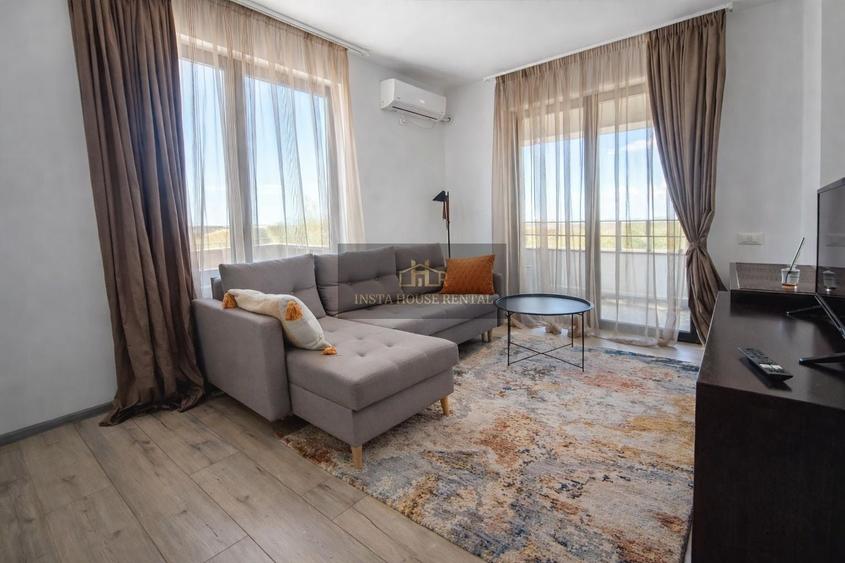 Apartament cu 2 camere decomandat, mobilat în Băneasa