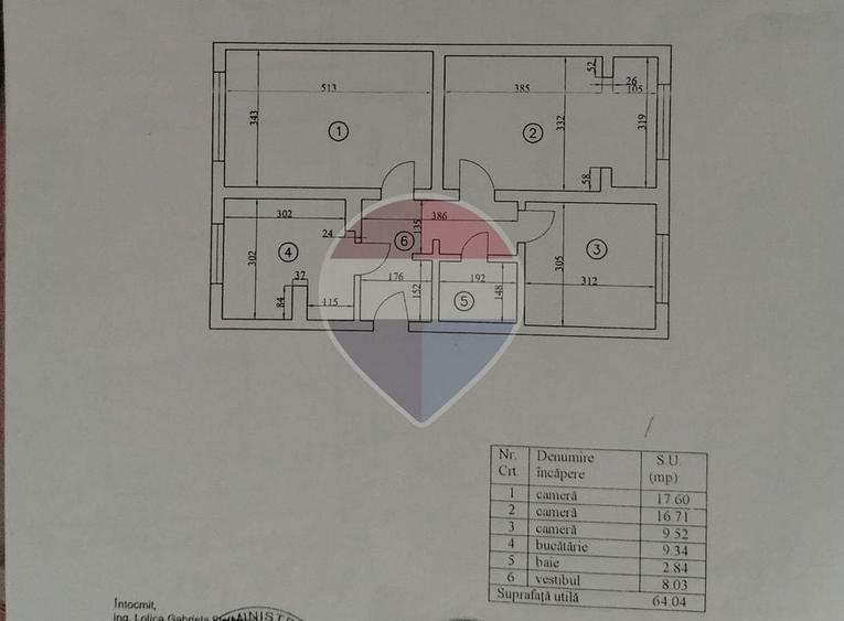 Apartament cu 3 camere decomandat în Politehnica