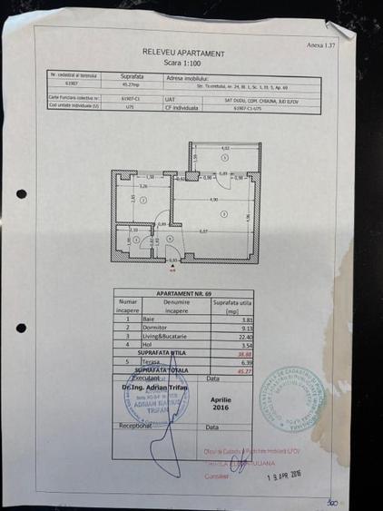 Apartament cu 2 camere decomandat, mobilat în Roșu