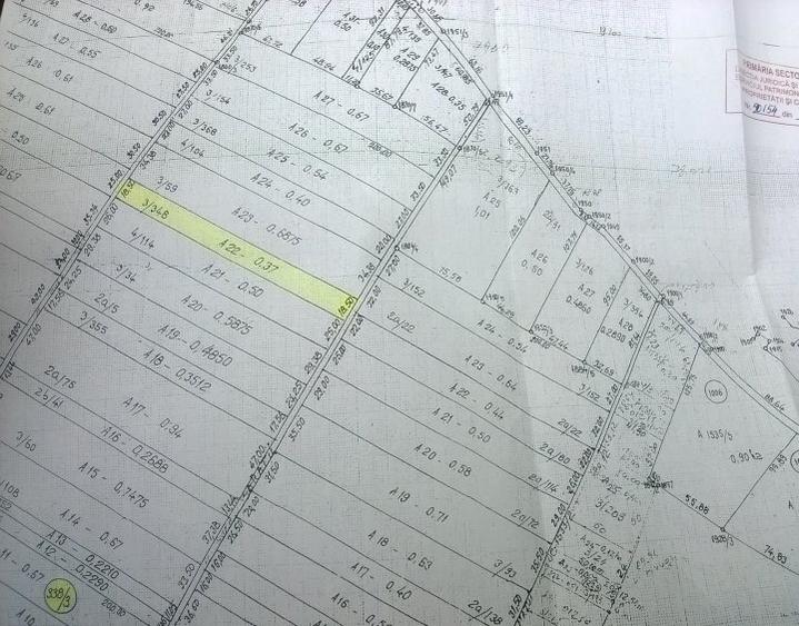 Teren intravilan de 3700 mp, în Theodor Pallady
