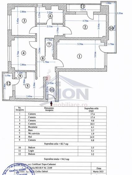 Apartament cu 4 camere decomandat în Berceni
