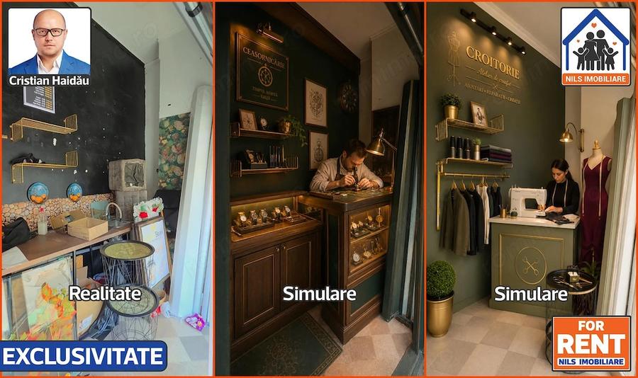Spațiu comercial, de 5 mp, în Ștefan cel Mare
