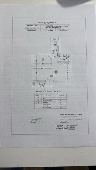 Apartament cu 2 camere decomandat în Exterior Vest
