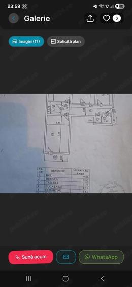 Apartament cu 3 camere decomandat în Central