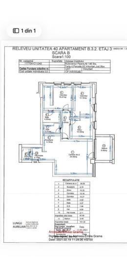Apartament cu 4 camere, mobilat în Pipera