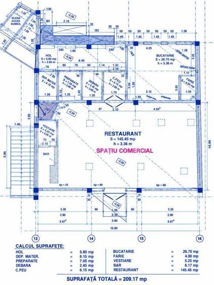 Spațiu comercial, de 131 mp, în Central
