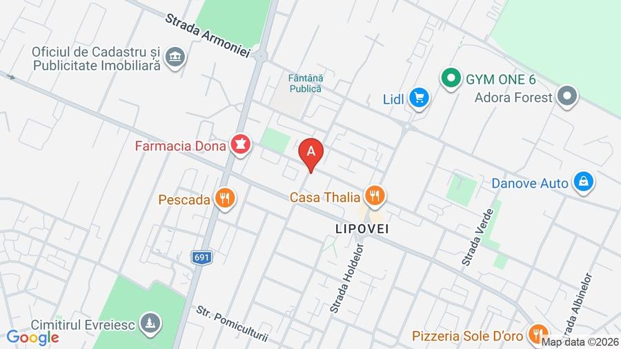 Apartament cu 3 camere decomandat în Lipovei